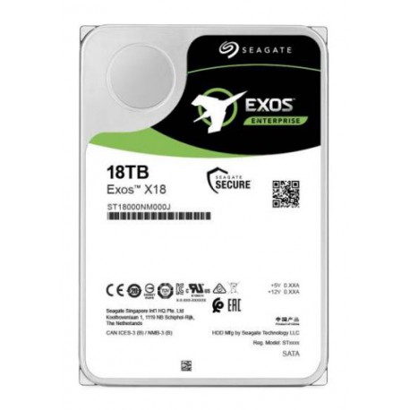 Dysk HDD Seagate Exos 3.5" 18TB,7.2K SATA 6 Gb/s 256MB 512e/4Kn