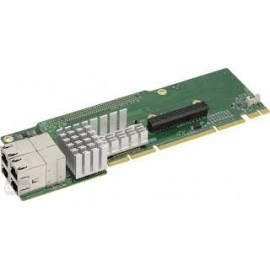 2U Ultra Riser with 2 10Gbase-T and 4 NVMe pors. Intel X540