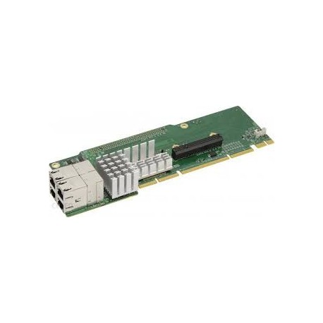 2U Ultra Riser with 4 10Gbase-T and 4 NVMe ports, Intel X540