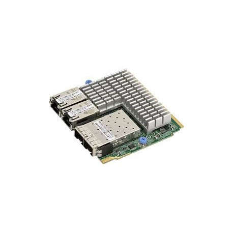 Supermicro AOC-MH25G-M2S2T - 2xSFP28 25 Gb/s 2xRJ-45 10 Gb/s SIOM 2U+