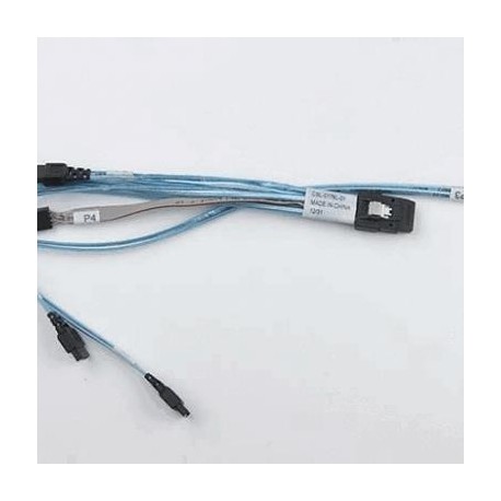 IPASS TO 4 SATA 46/33/23/13CM W/ SB. 26AWG