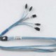 Cross-over Ipass to 4 SATA w/SB. S. 70cm. 26AWG