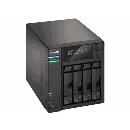 ASUSTOR AS6404T NAS NETWORK FILE SERVER 4-DRIVE TOWER