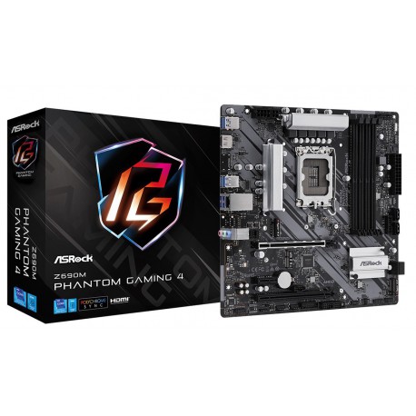 Asrock Motherboard Z690 Phantom Gaming 4 D5