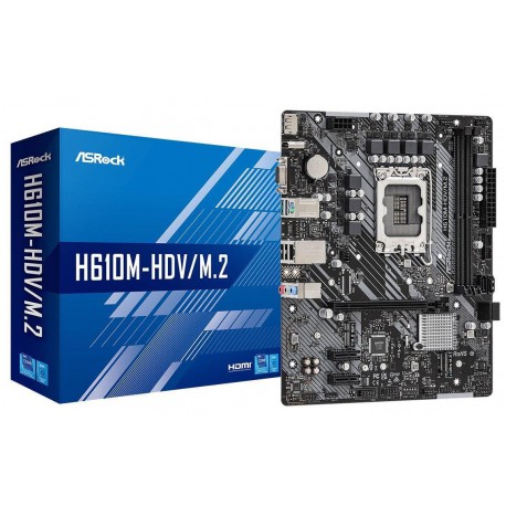 ASROCK H610M-HDV/M.2 Motherboard