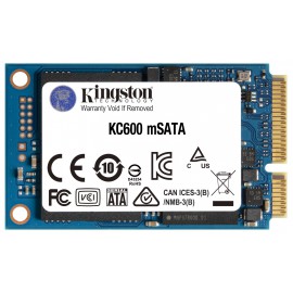 Dysk SSD Kingston KC600 256GB mSATA SATA3