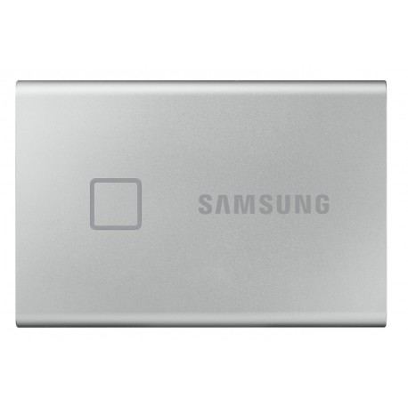 Samsung T7 Touch 500 GB USB 3.2 Gen2 Silber SSD SSD