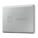 Samsung T7 Touch 500 GB USB 3.2 Gen2 Silber SSD SSD