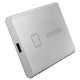 Samsung T7 Touch 500 GB USB 3.2 Gen2 Silber SSD SSD