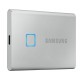 Samsung T7 Touch 500 GB USB 3.2 Gen2 Silber SSD SSD