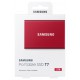 Dysk zewnętrzny SSD Samsung T7 2TB USB 3.2 Gen2 Czerwony