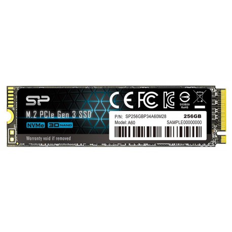 SSD Silicon Power P34A60 256 GB M.2 NVME PCIE