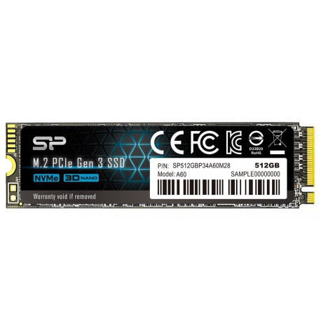 SSD Silicon Power P34A60 512GB M.2 NVME PCIE