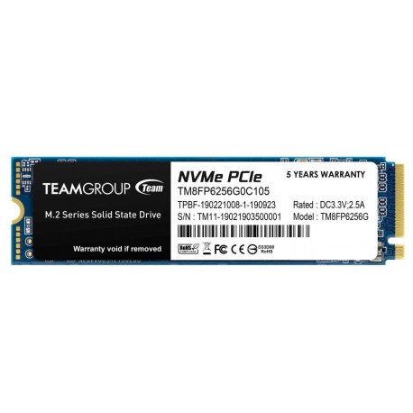 Dysk SSD TeamGroup MP33 256GB M.2 PCIe NVMe