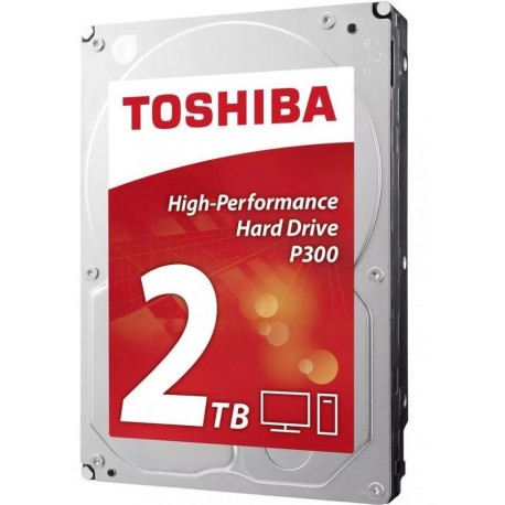 HDD Toshiba P300 2TB 3,5 "128 MB 5400 U/min SATA 6 GB/s