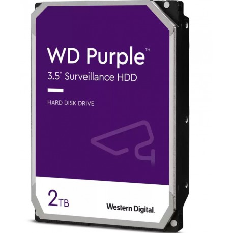 HDD WD Purple 2TB 3,5 "SATA III 5400 U / min.