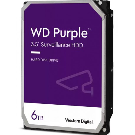 HDD WD Purple 6 TB 3,5 "SATA III 5400 U / min.