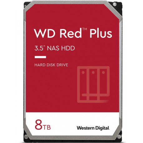 HDD WD rot plus 8 TB 3,5 "SATA III 5400 U / min.