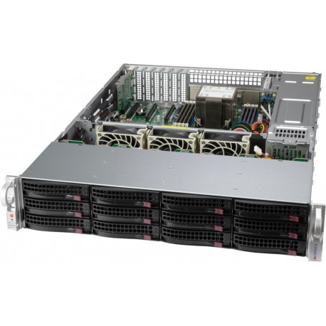 Supermicro CSE-826BAC12-R802LPB-Gehäuse