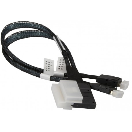 Kabel Slimline SAS x8 to 2x OcuLink 28cm Supermicro CBL-SAST-0816