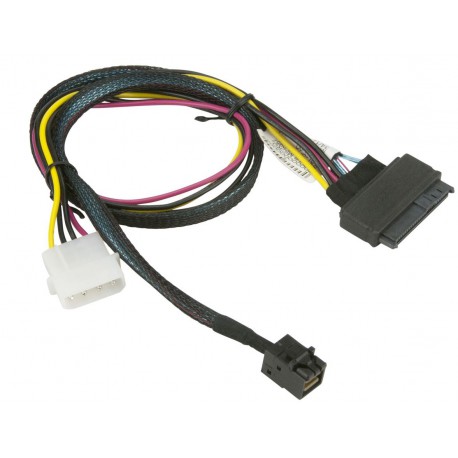 Minisas HD SFF-8643 Kabel zu U2.PCIE SFF-8639 55cm Supermicro CBL-SAST-0957