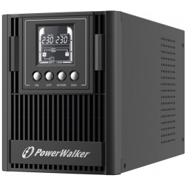 UPS POWERWALKER VFI 1000 AT FR ON-LINE 1000VA 3X 230V PL USB-B RS-232 LCD TOWER EPO