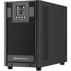 UPS POWERWALKER VFI 3000 AT FR ON-LINE 3000VA 4X 230V PL TERMINAL USB-B RS-232 EPO LCD TOWER