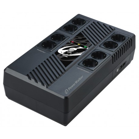 UPS Powerwalker VI 600 ms FR Line-Interactive 600VA 8x 230 V PL USB HID-Ladegerät