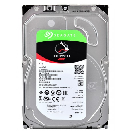 HDD Seagate Ironwolf 6 TB 3,5 "5400 U/min SATA 6 GB/s