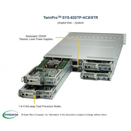 Supermicro Twin Superserver SYS-620TP-HC8TRT