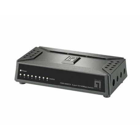 LevelOne Switch 8x 10/100 MBit Unmanaged Compact