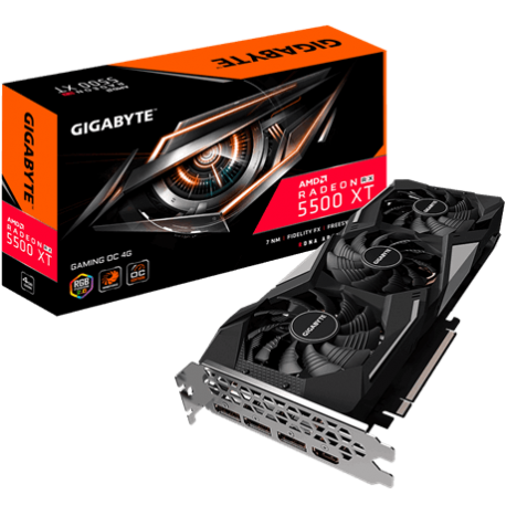 Gigabyte Radeon ™ RX 5500 XT Gaming OC 4G