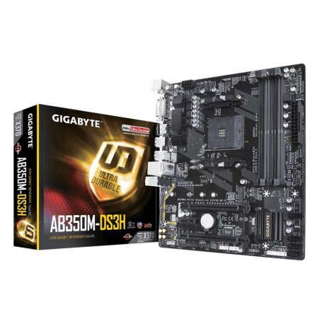 GA-B450M DS3H Gigabyte (AM4 4x DDR4 DIMM Micro ATX CrossFire)