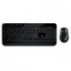 Microsoft Wireless Desktop 2000 USB Schwarz DE