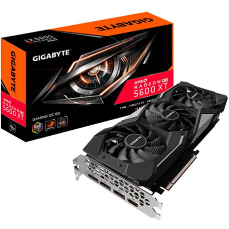 GIGA VGA 6GB Radeon RX5600XT GAMING OC-6GD 3xDP/H