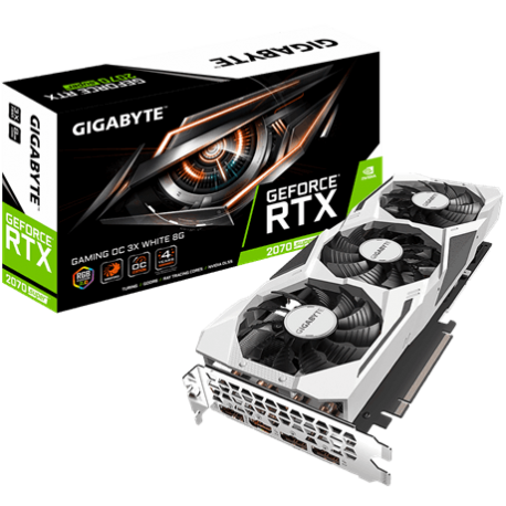 GIGA VGA 8GB RTX2070 SUPER GAMING OC WH 3xDP/HDMI