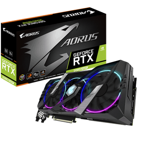 GIGA VGA 8GB RTX2080 AORUS SUPER 8G 3xDP/HDMI