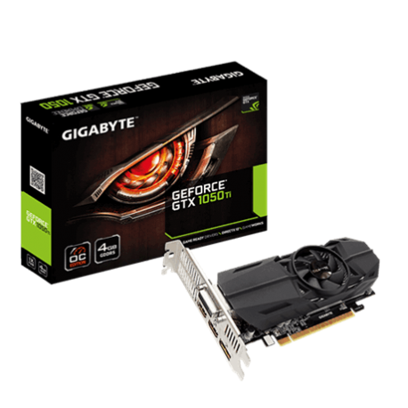 GIGA VGA 4GB GTX1050Ti TOC LP DP/2xH/DVI