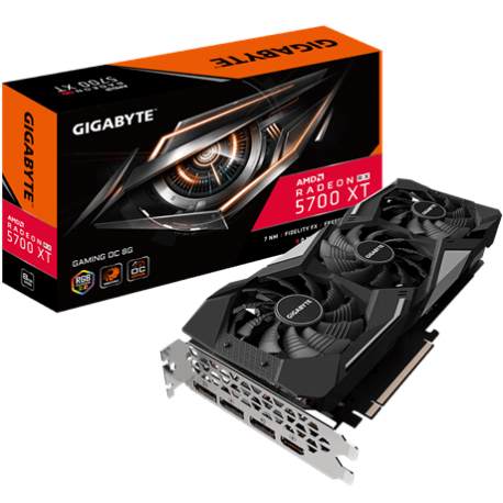 GIGA VGA 8GB Radeon RX5700XT GAMING OC-8G 3xDP/H