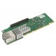 2U Ultra Riser with 4 10Gbase-T and 6 NVMe ports, Intel X550