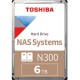 Toshiba HD3.5 cala SATA3 6TB N300 7.2k/Bulk