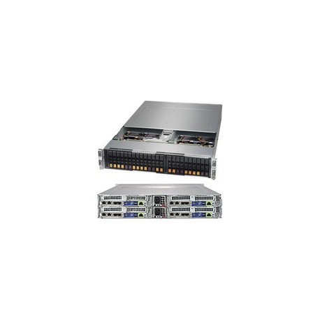 BigTwin 2U 4-Node,6x2.5 Zoll SAS(RAID)+NVMe,X11DPT-B,217BHQ+