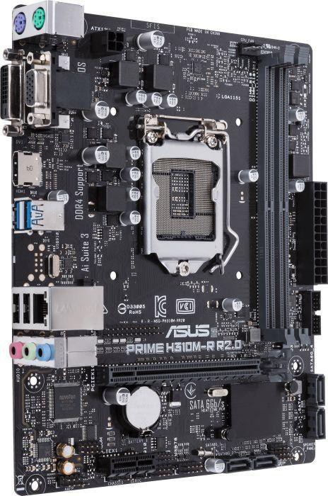 ASUS PRIME H310M-R R2.0 PRIME H310M-R R2.0 (LGA 1151 2x DDR4 DIMM Micro  ATX) - Servermarket.de