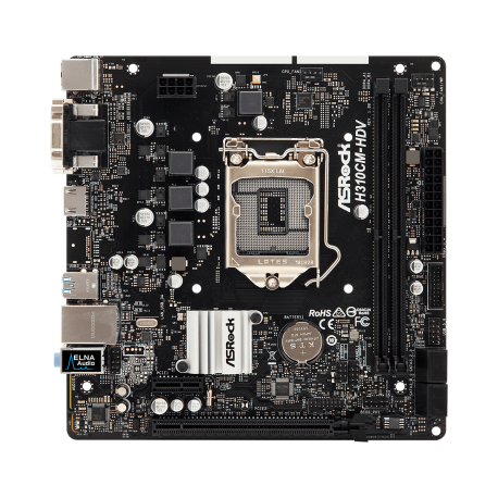 Asrock H310CM-HDV (LGA 1151 2x DDR4 DIMM Micro ATX)