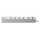 Listwa zasilająca z ochroną przeciwprzepięciową APC PM5U-GR 5 gniazd wyjściowych z 2-porty USB 5 V. 2.4 A. 230 V. Niemcy