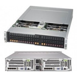 BigTwin 2U 2-Node, 12x2.5 cala SAS+NVMe, X11DPT-B, 217BHD+