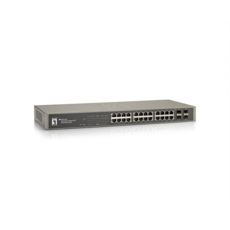 LevelOne Switch 19 cal 24xGBit/4xSFP