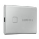 Samsung T7 Touch 500 GB USB 3.2 Gen2 Silber SSD SSD