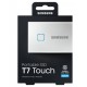 Samsung T7 Touch 500 GB USB 3.2 Gen2 Silber SSD SSD