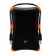 Externe HDD-Silizium-Power-Rüstung A30 2 TB 2,5 "5400 U / min Schwarz-Orange